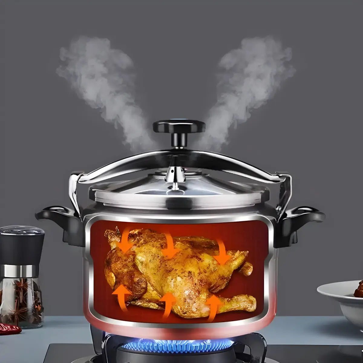 Panela de Pressão 3L Ricaly | Frete Grátis e 5% OFF pressão fogão frango Cozinha & Gastronomia Compre