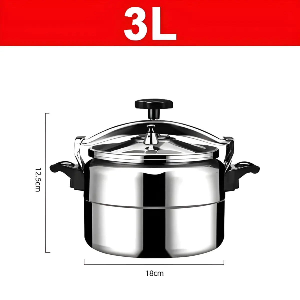 Panela de Pressão 3L Ricaly | Frete Grátis e 5% OFF inoxidável aço pressão Cozinha & Gastronomia Compre