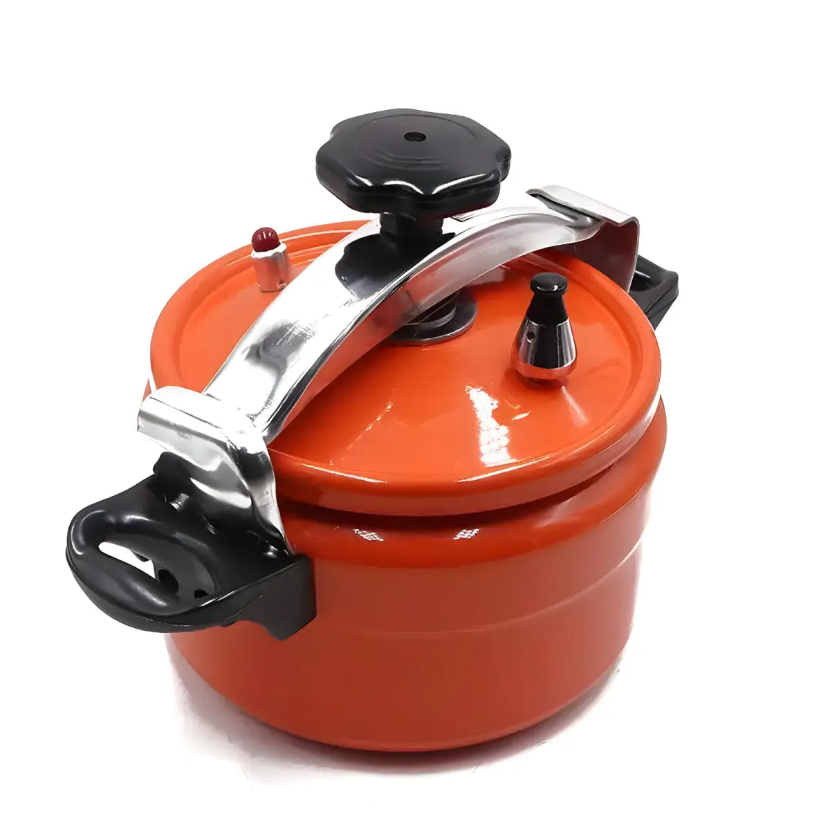 Panela de Pressão Mini Ricaly | 2 Litros à Prova Explosão laranja pressão fogão Cozinha & Gastronomia Compre