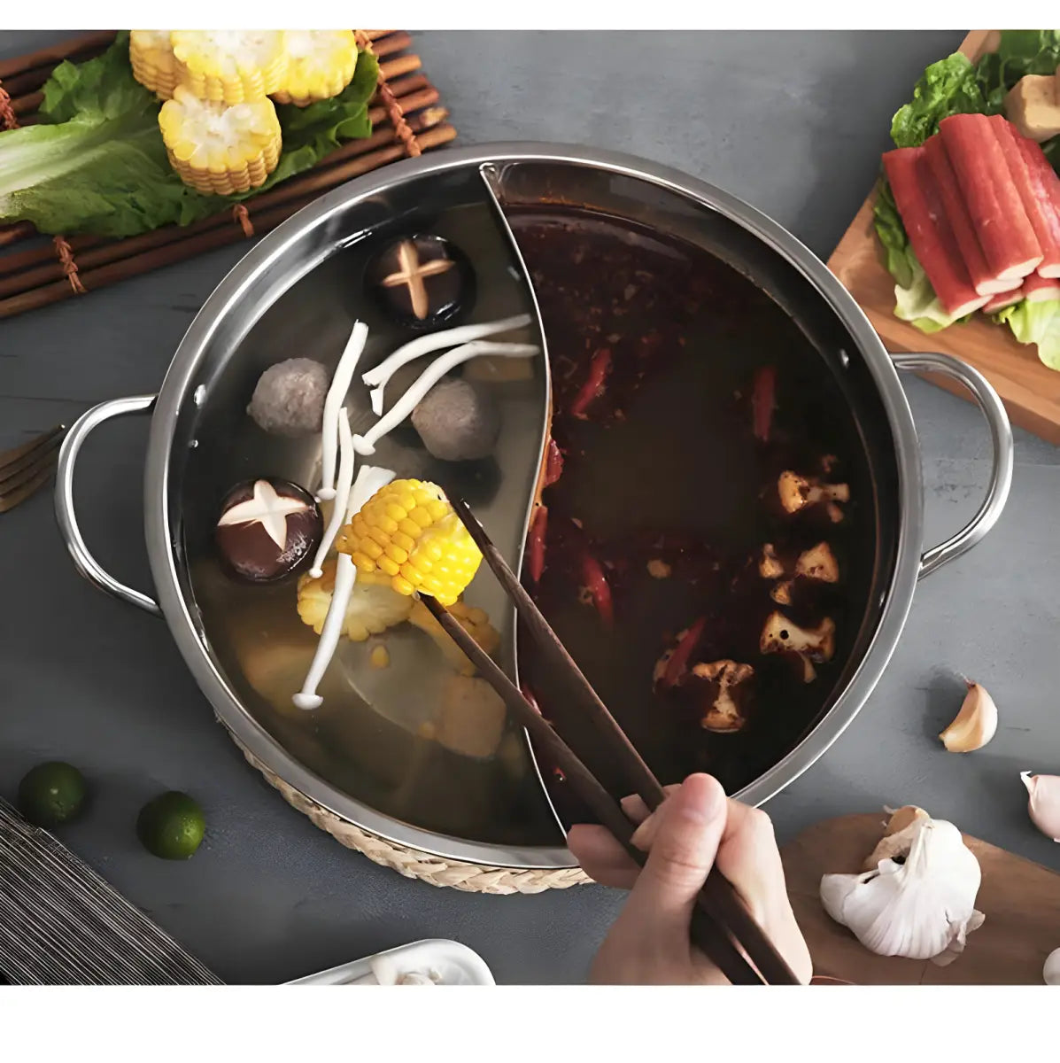 Panela com Separador Ricaly | 5% OFF e Frete Grátis Cozinha & Gastronomia Compre