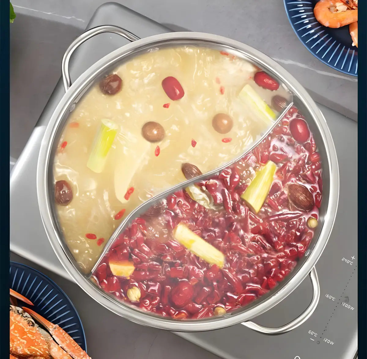 Panela com Separador Ricaly | 5% OFF e Frete Grátis Cozinha & Gastronomia Compre