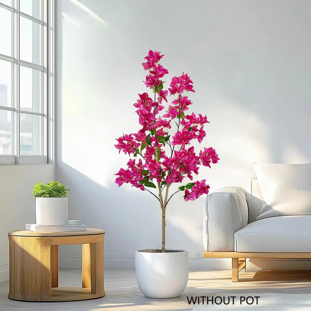 Planta Bougainvillea Rosa Ameixa Vermelha Artificial Compre agora Ricaly