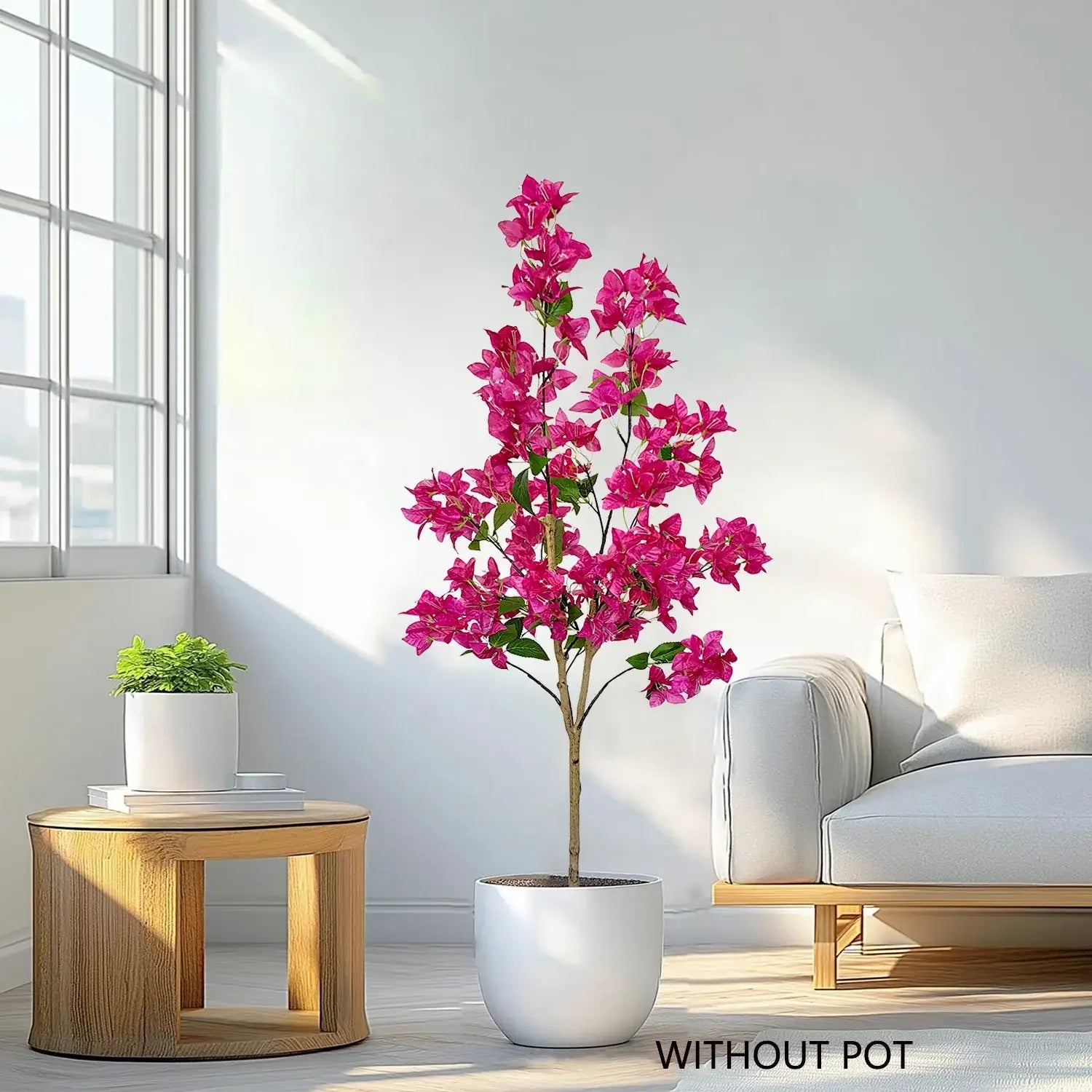 Planta Bougainvillea Rosa Ameixa Vermelha Artificial Compre agora Ricaly