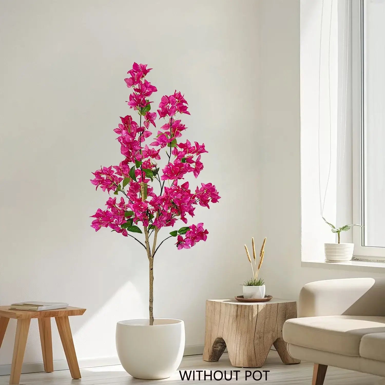 Planta Bougainvillea Rosa Ameixa Vermelha Artificial Compre agora Ricaly