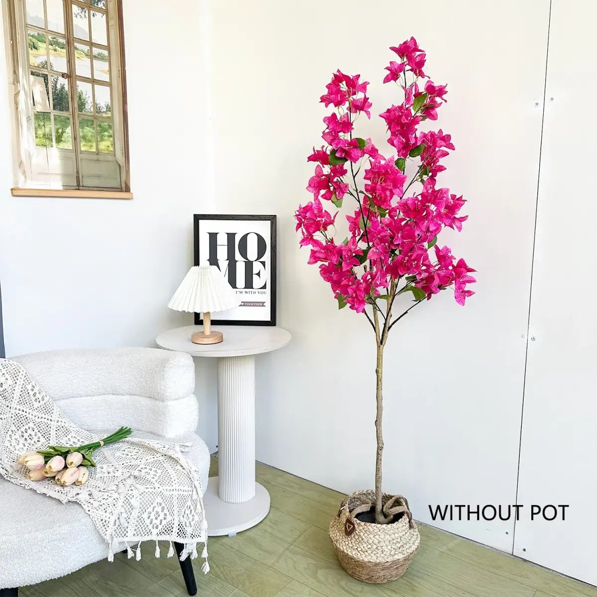 Planta Bougainvillea Rosa Ameixa Vermelha Artificial Compre agora Ricaly