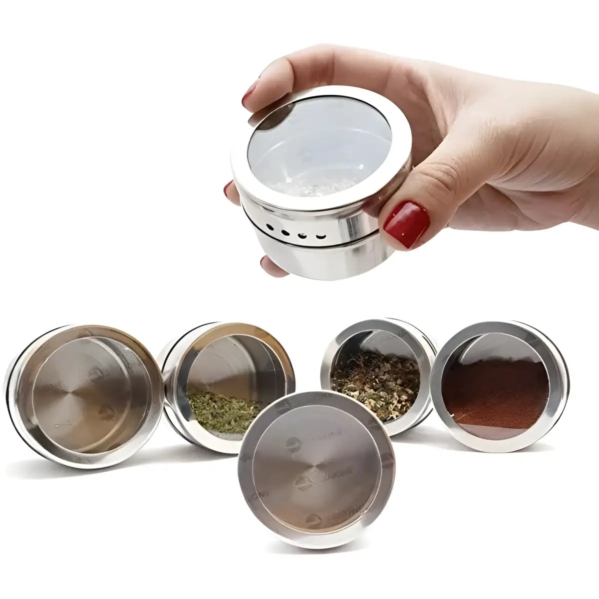 Porta Condimento Inox Ricaly | 5% OFF Frete Grátis inoxidável aço magnético Cozinha & Gastronomia Compre