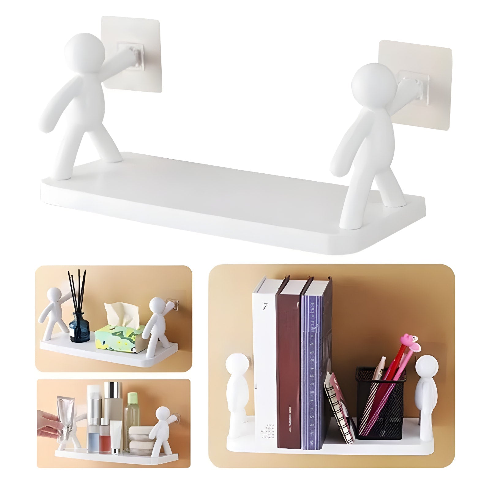 Prateleira Decorativa Autocolante Stick para Organizar e Decorar Compre agora Ricaly