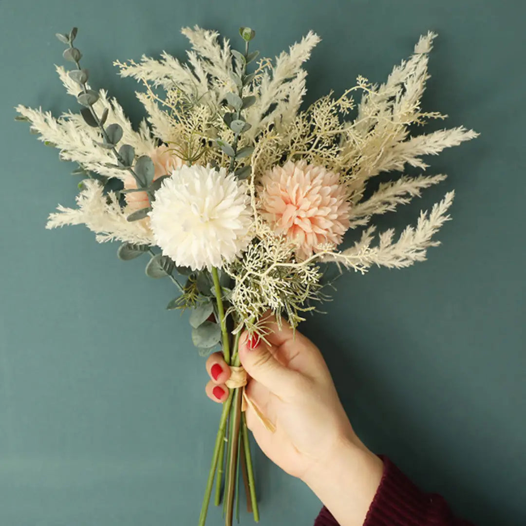 Buquê Flores Artificiais | Decorativo | Ricaly portátil floral buquê Mais Vendidos Compre
