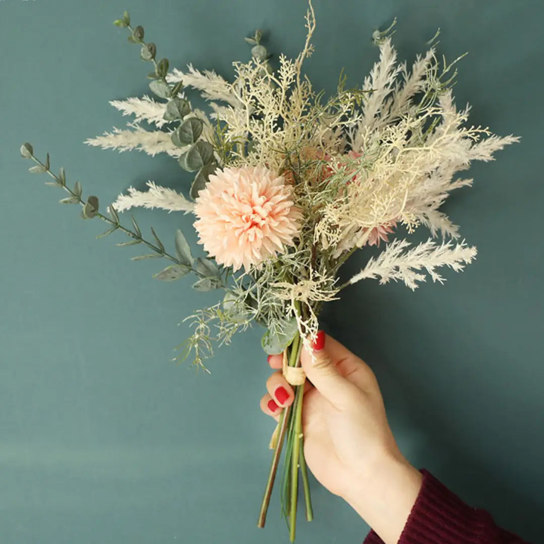 Buquê Flores Artificiais | Decorativo | Ricaly portátil floral buquê Mais Vendidos Compre