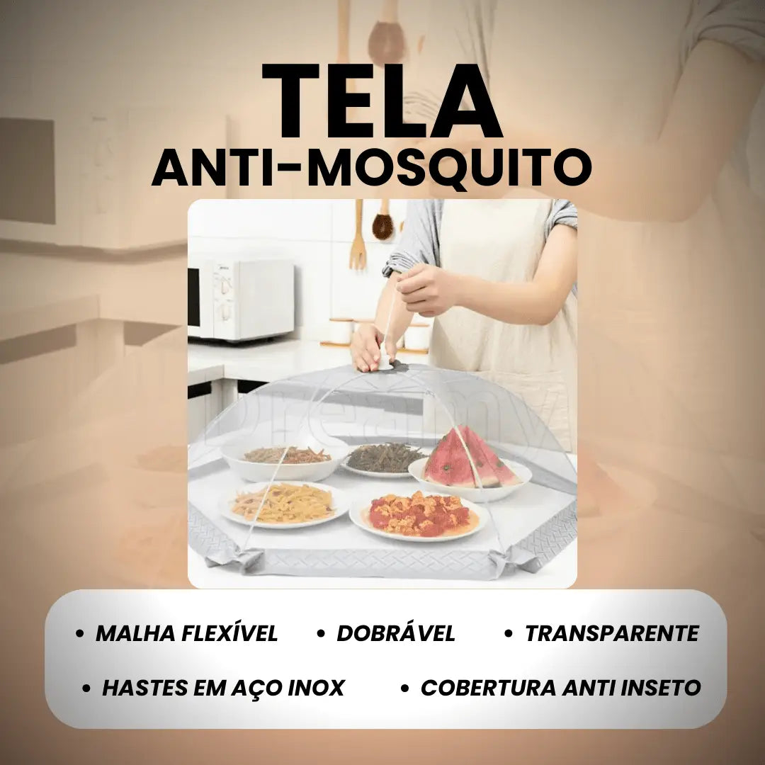Tela Alimentos Cinza Dobrável | Ricaly malha alimentos capa Cozinha & Gastronomia Compre