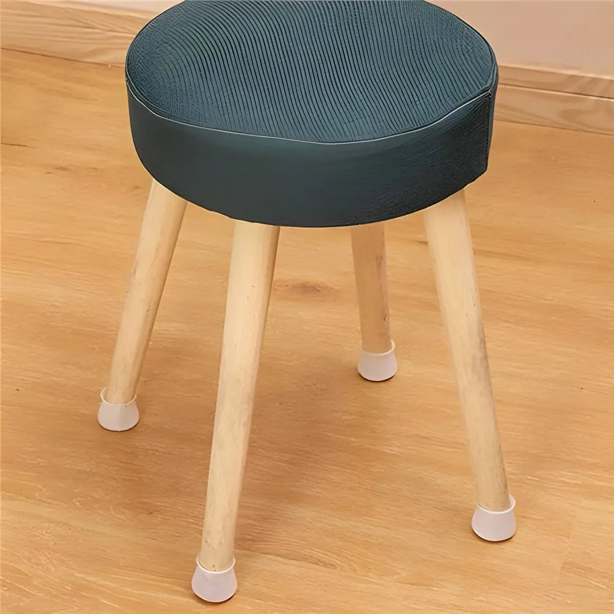 Proteção Elegante para Móveis - Ricaly rodada com almofada verde banqueta Mesa & Buffet Compre
