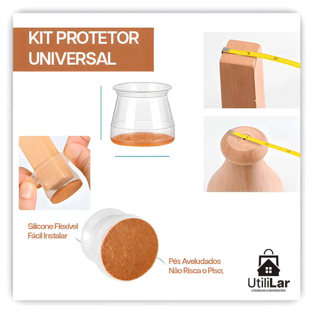 Proteção Elegante para Móveis - Ricaly universal móveis perna Mesa & Buffet Compre