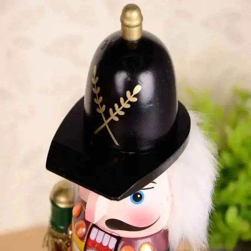 Soldado quebra nozes de madeira decorativo Natal Ricaly 30cm