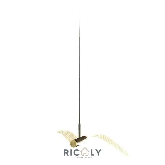 Ricaly: Arandela Pendete Minimalista 'Passáro' - Elegância e Inovação em Cada Detalhe - Iluminação