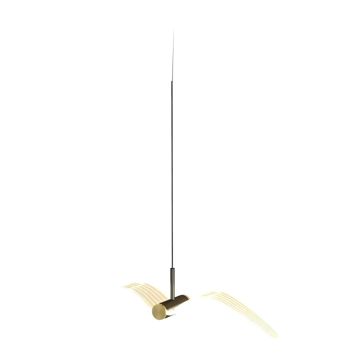 Arandela Minimalista Passáro Ricaly moderno ouro pingente Iluminação Compre