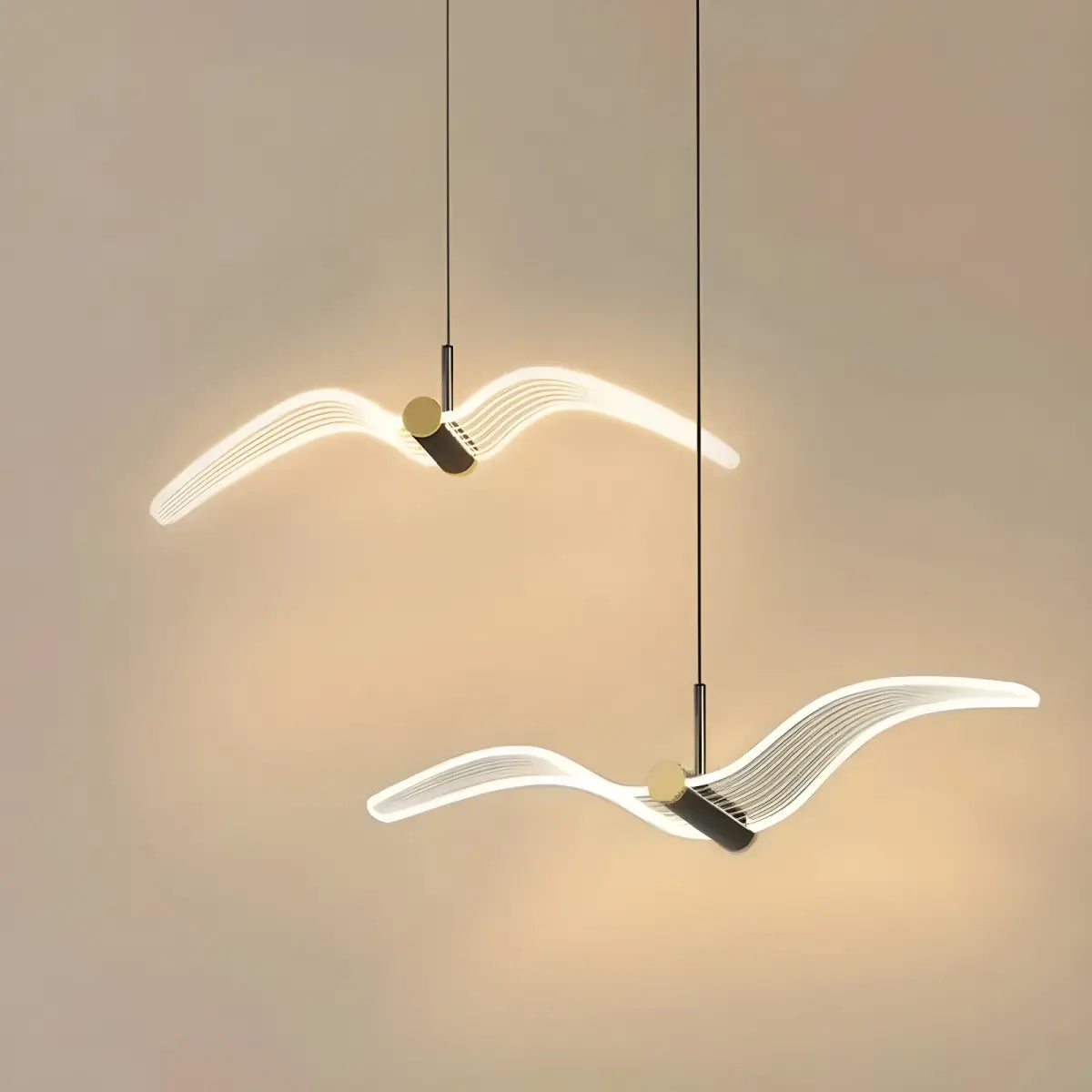 Arandela Minimalista Passáro Ricaly moderno em forma de pássaro pingente Iluminação Compre