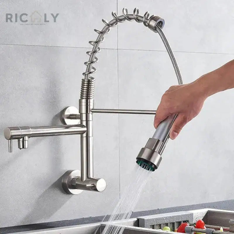 Ricaly: Elegante Torneira de Parede para Cozinha - Estilo e Funcionalidade em Seu Lar - Torneira de Cozinha