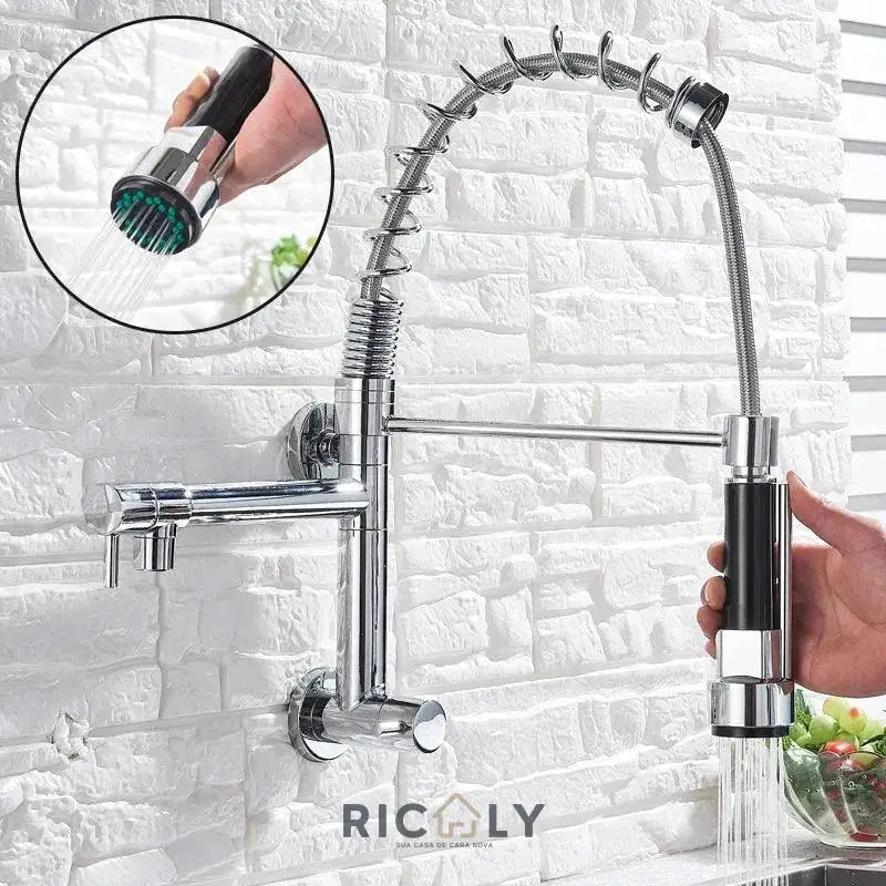 Ricaly: Elegante Torneira de Parede para Cozinha - Estilo e Funcionalidade em Seu Lar - Torneira de Cozinha