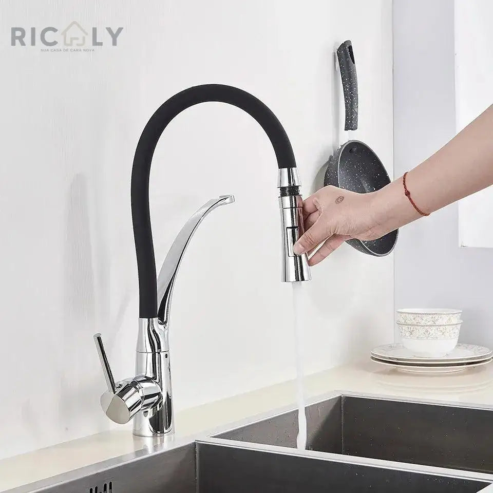 Ricaly Napoli: Torneira de Cozinha Elegante e Funcional para Seu Lar - Torneira de Cozinha