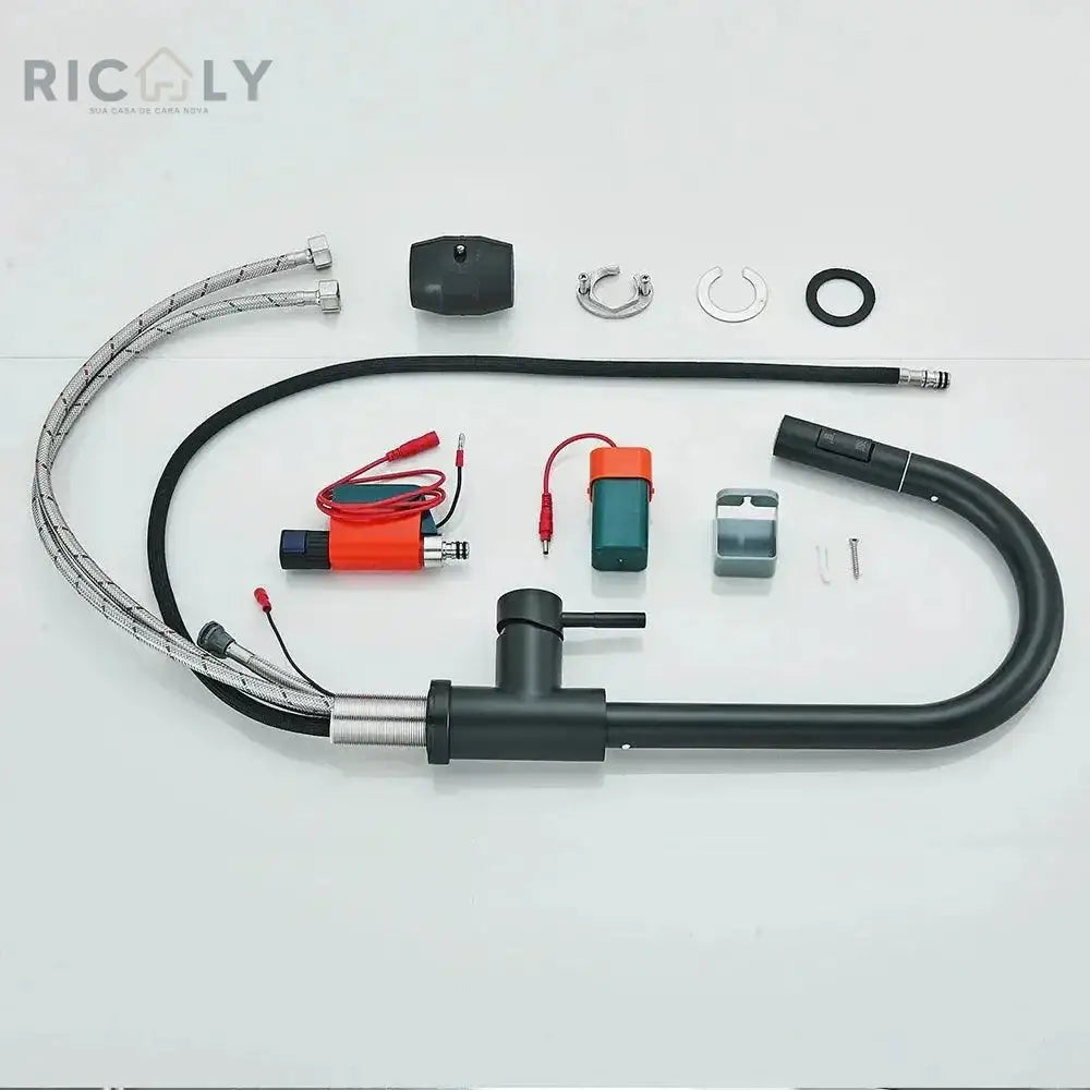 Ricaly: Torneira Elétrica Gourmet com Sensor Inteligente para Cozinha Moderna - Torneira de Cozinha