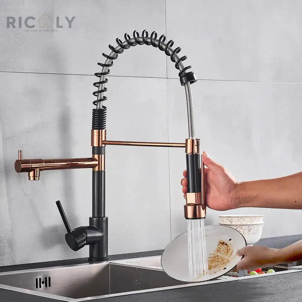 Ricaly Torneira Gourmet Monocomando Luxflow: Estilo e Praticidade para Sua Cozinha - Torneira de Cozinha