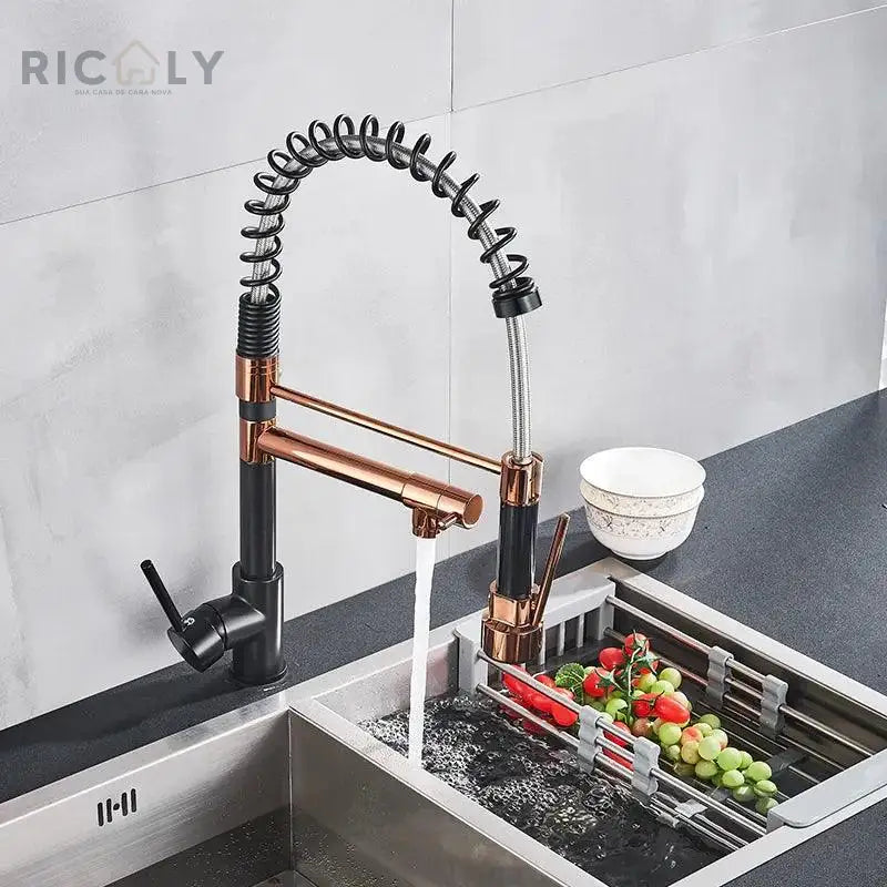 Ricaly Torneira Gourmet Monocomando Luxflow: Estilo e Praticidade para Sua Cozinha - Torneira de Cozinha