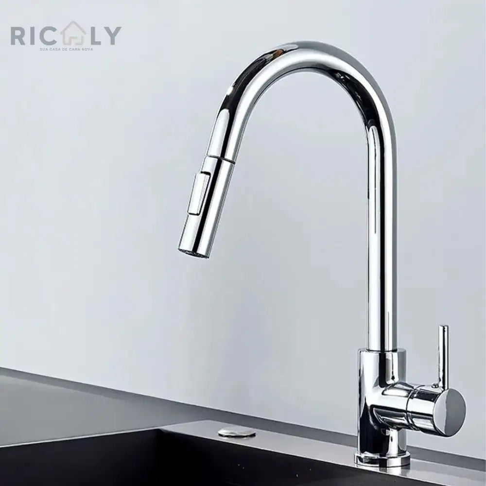 Ricaly Torneira Monocomando para Cozinha - Rotação 360° para Praticidade e Estilo - Torneira de Cozinha