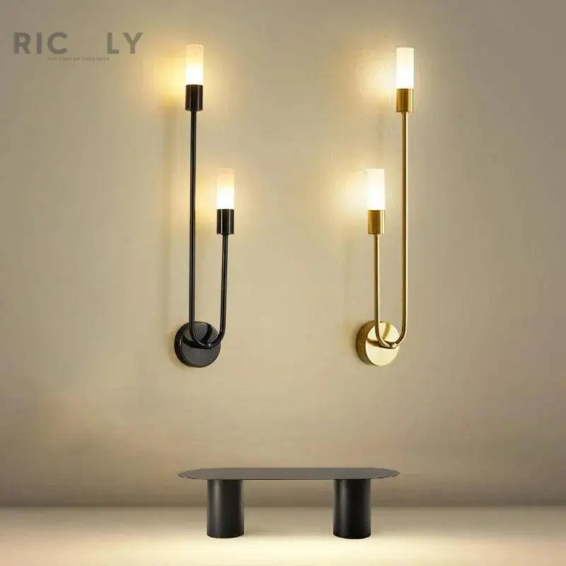 Ricaly Verona: A Elegância da Iluminação em Aço Deslizante para Ambientes Sofisticados