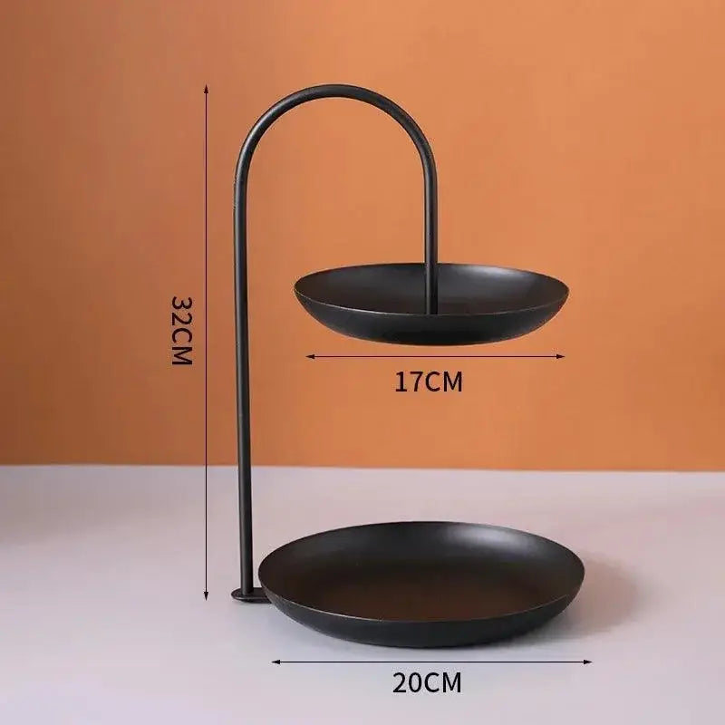 Bandeja de Mesa Ricaly em Ferro Estilo Decoração Compre