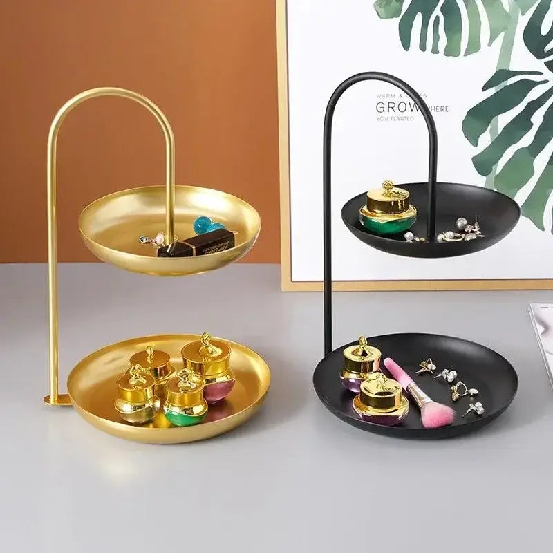 Bandeja de Mesa Ricaly em Ferro Estilo Decoração Compre