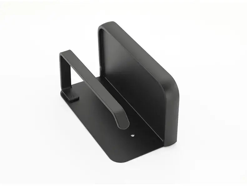 Suporte de papel toalha preto em metal wall-mounted para banheiro Ricaly
