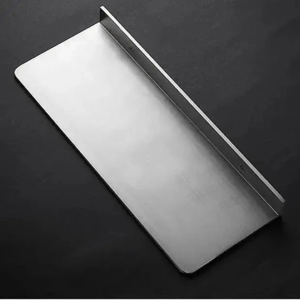 Prateleira de metal prateada resistente para organização Ricaly com design otimizado