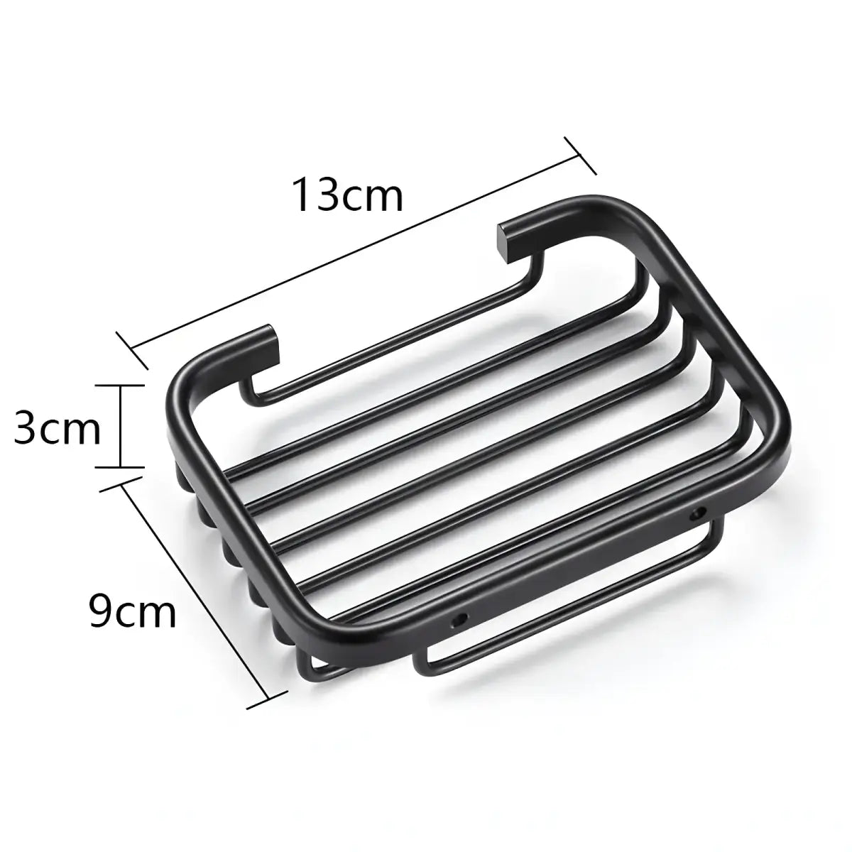Suporte Elegante para Sabonete Luxury Ricaly preto metal sabão Banheiro Compre