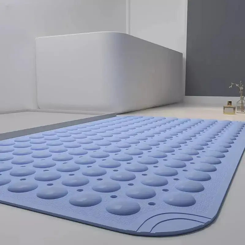 Tapete Antiderrapante Azul com Ventosas Seguras e Estilo Ricaly Compre