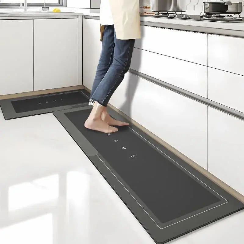 Ricaly Premium Absorbent Non-Slip Kitchen Mat | Comfort and Safety GIF