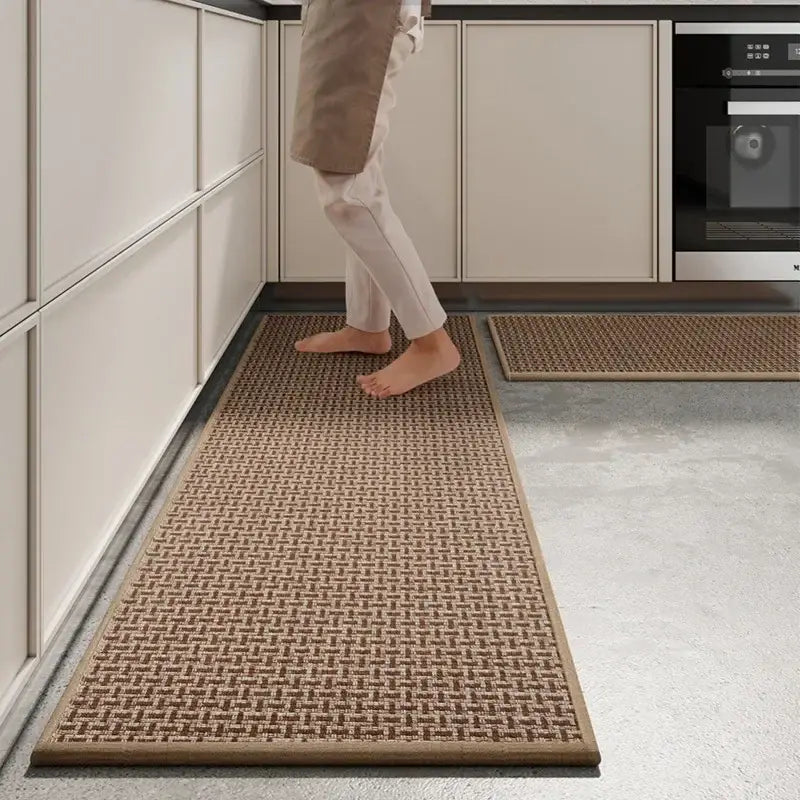 Ricaly Non-Slip Washable Kitchen Mat | Superior Comfort and Absorption GIF