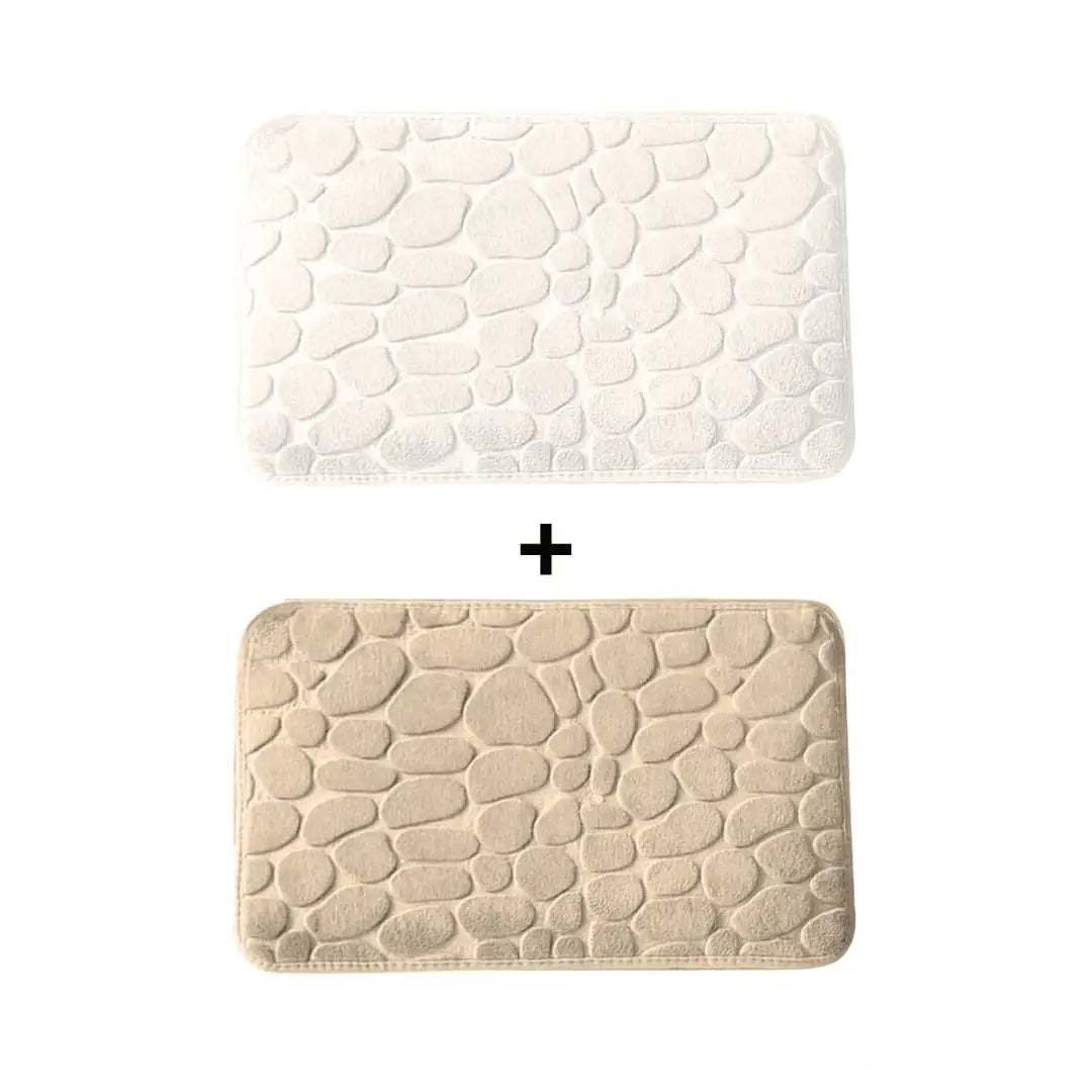 Tapete Antiderrapante Ricaly Banheiro Rockie Promoção com padrão de seixos banho tapetes Compre