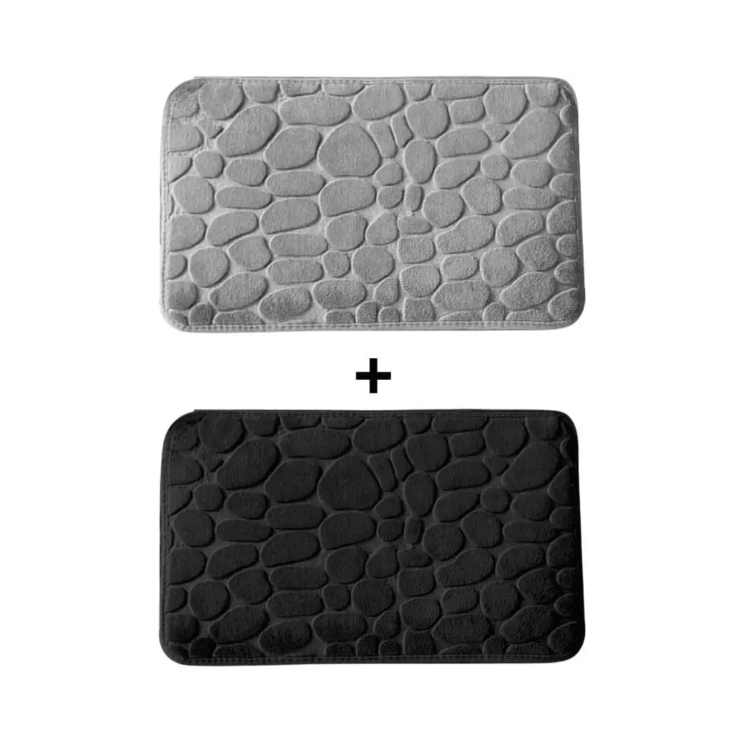 Tapete Antiderrapante Ricaly Banheiro Rockie Promoção com padrão de pedra banho tapetes Compre
