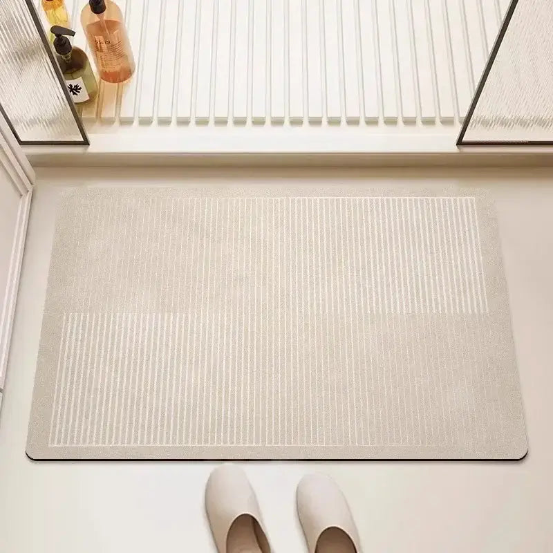 Ricaly Minimalist Bath Mat | Fast Absorption and Instant Drying GIF