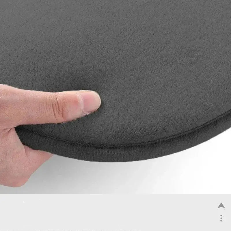 Tapete de Banho Antiderrapante Textura Pedra em Foam Cinza Compre agora Ricaly