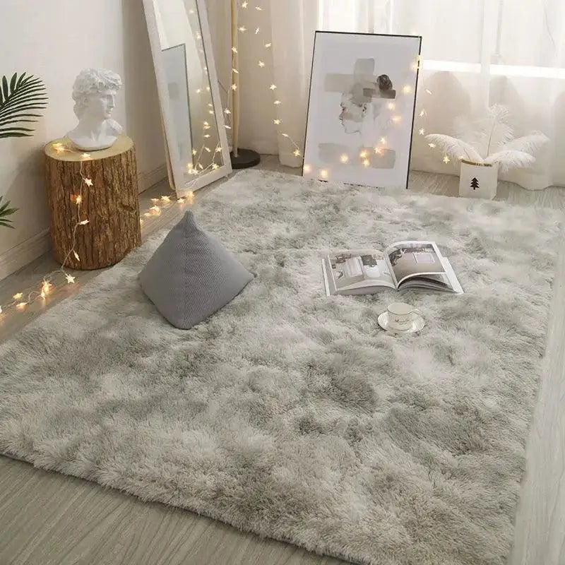 Fluffy Ricaly Non-Slip Shaggy Rug | Comfort and Safety in Every Step GIF