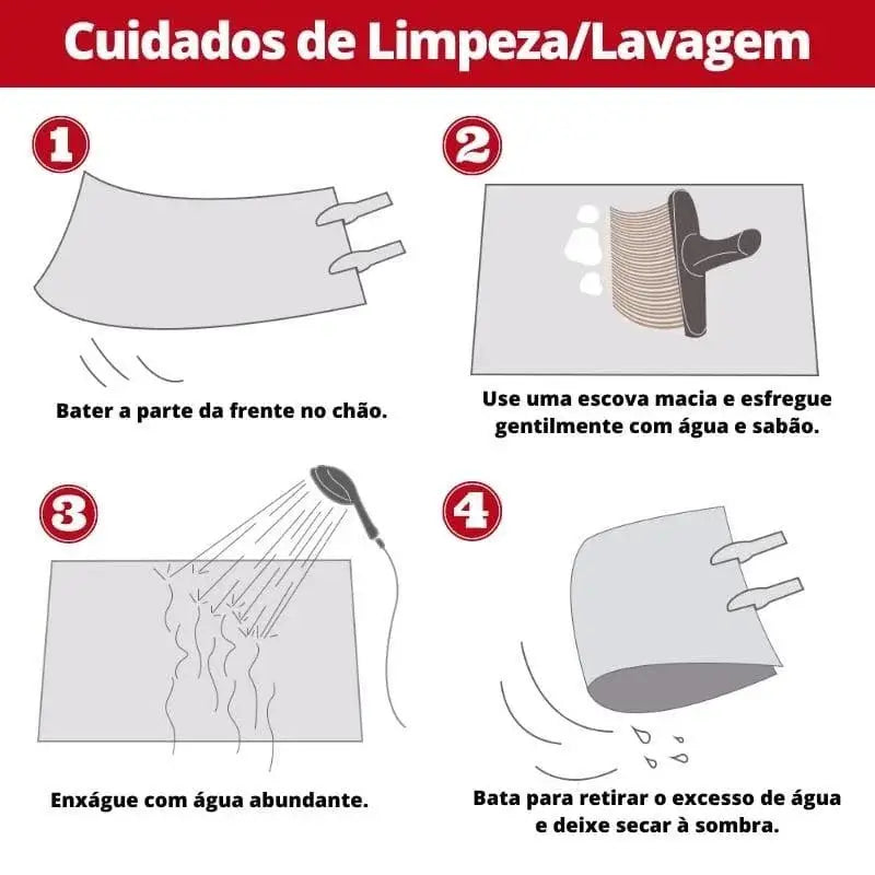 Tapete Felpudo Antiderrapante Marrom em Camadas com Toque Macio Compre agora Ricaly