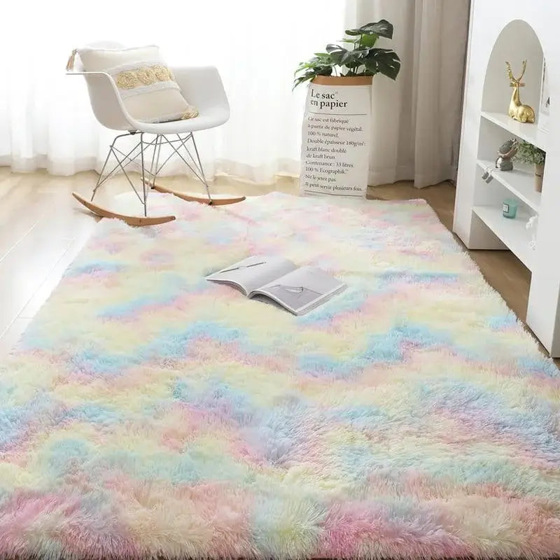 Ricaly Colorful Plush Children's Rug | Comfort and Style for the Children's Room GIF