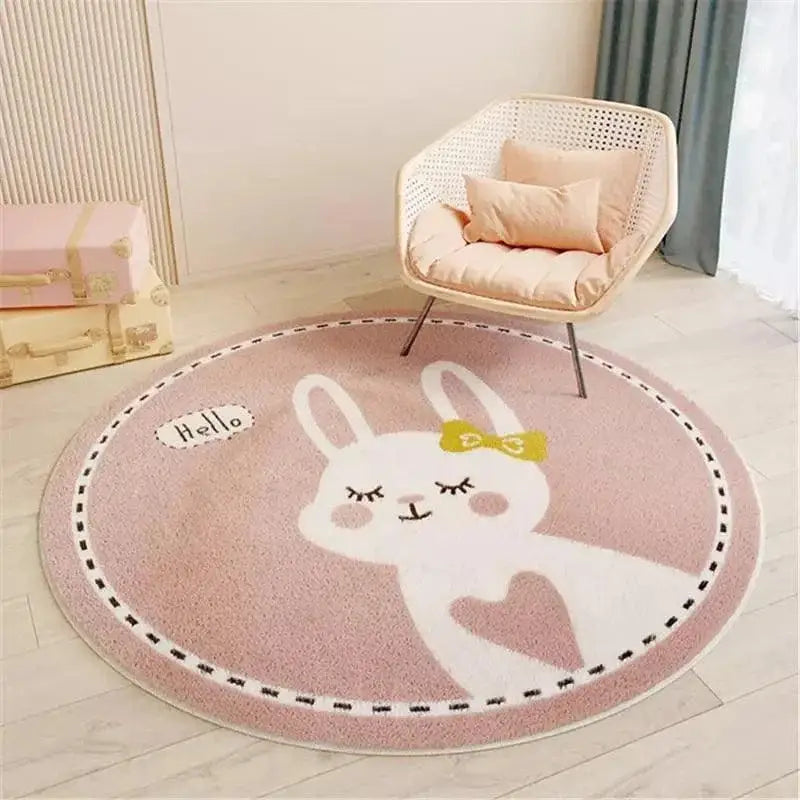 Ricaly Premium Round Children's Rug | Comfort and Style for Children GIF