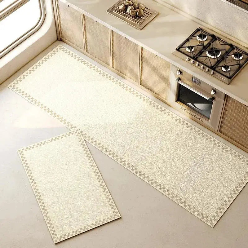 Tapete Minimalista Antiderrapante com Floral em Conjunto para Cozinha Compre agora Ricaly