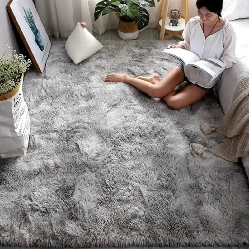 Ricaly Tie-Dye Shaggy Rugs | Comfort and Modern Style for Your Home - Details