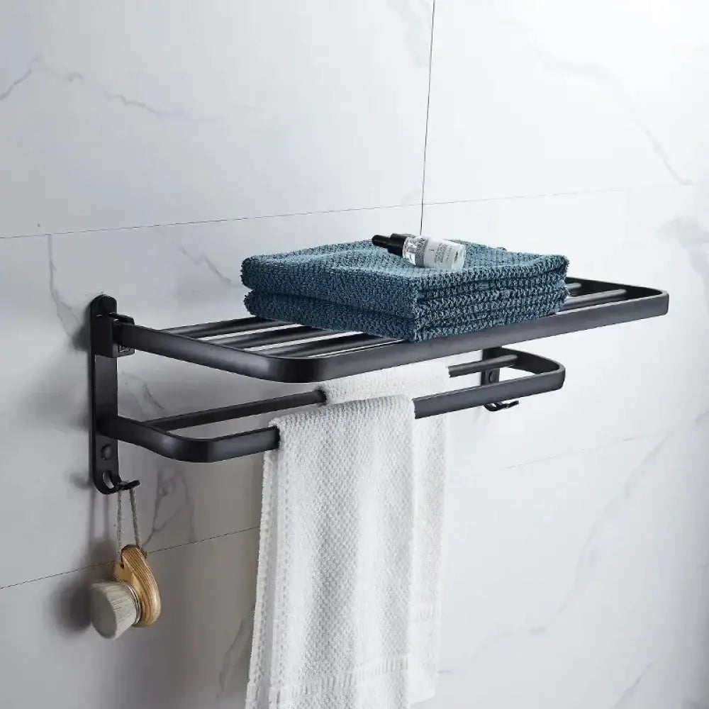 Toalheiro Dobrável Inox Ricaly - Praticidade e Estilo | Ideal para Banheiros Modernos Compre