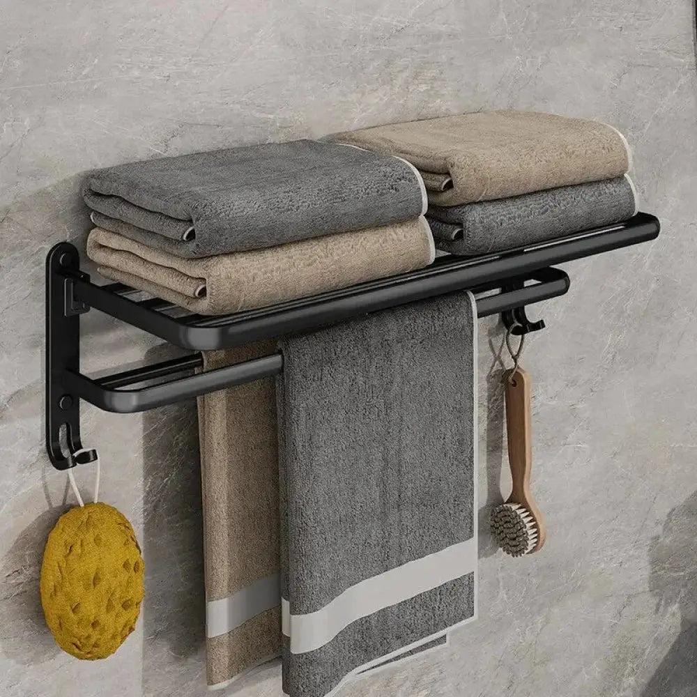 Toalheiro Dobrável Inox Ricaly - Praticidade e Estilo | Ideal para Banheiros Modernos Compre