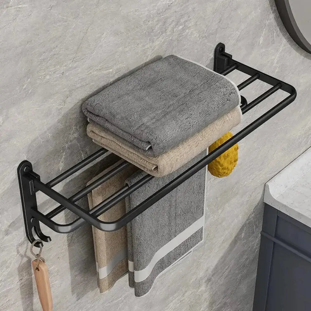 Toalheiro Dobrável Inox Ricaly - Praticidade e Estilo | Ideal para Banheiros Modernos Compre