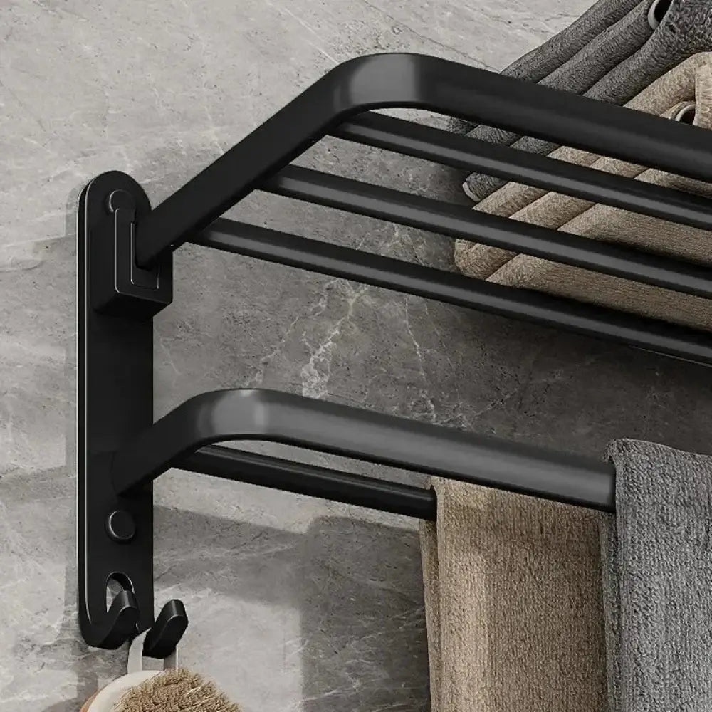 Toalheiro Dobrável Inox Ricaly - Praticidade e Estilo | Ideal para Banheiros Modernos Compre